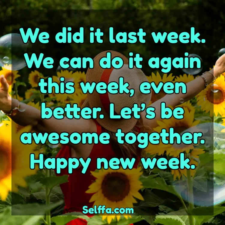 145 New Week Quotes SELFFA