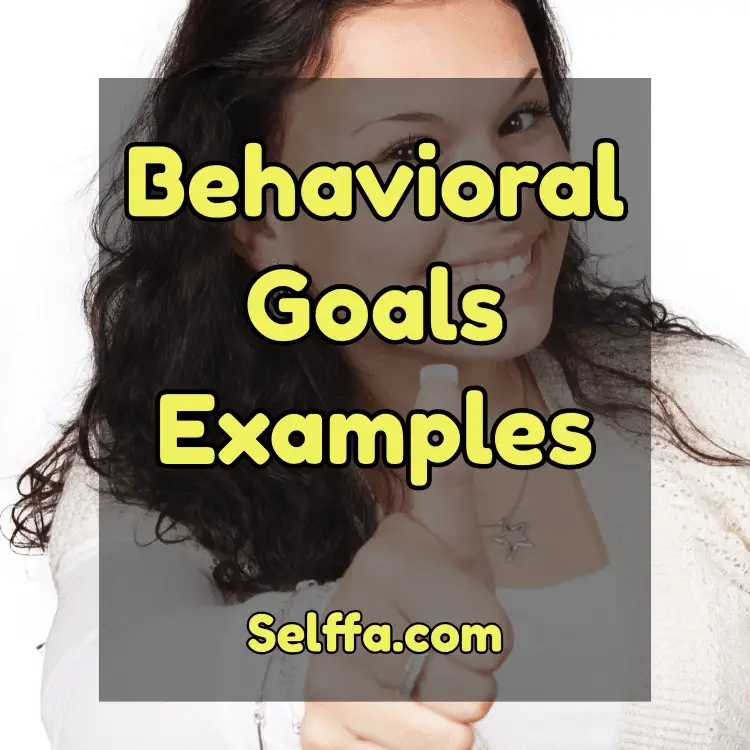 Behavioral Goals Examples