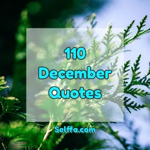 110 December Quotes and Sayings - SELFFA