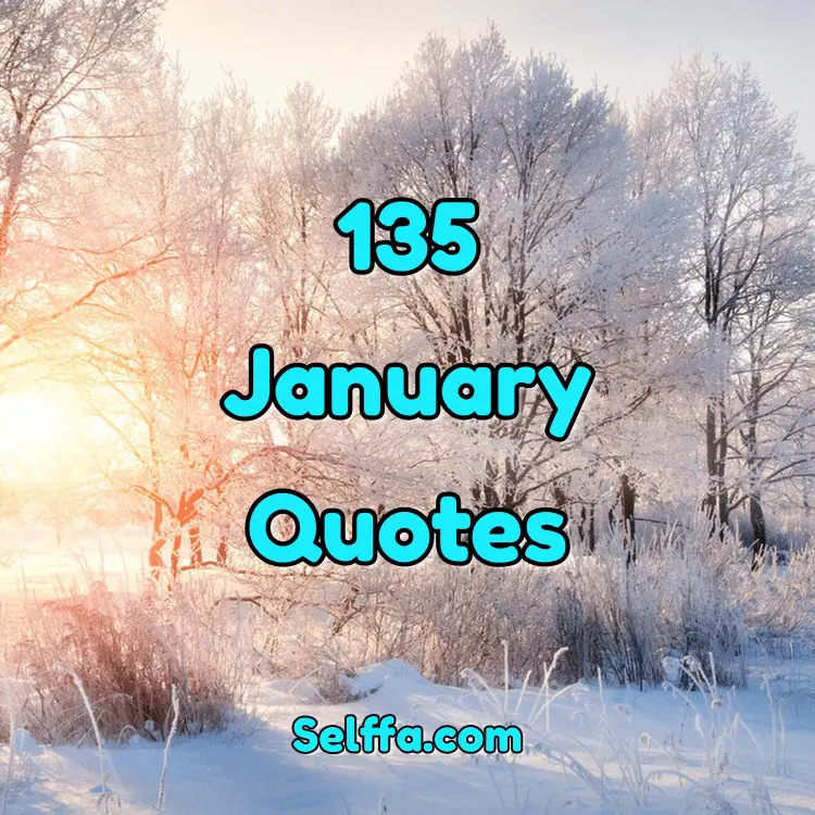 135 January Quotes and Sayings SELFFA