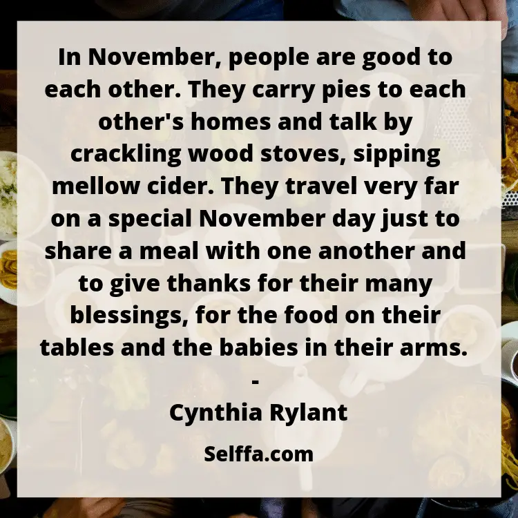 November Quotes