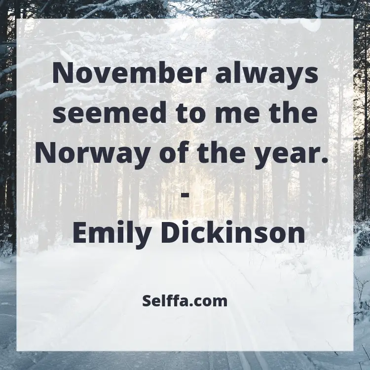 November Quotes