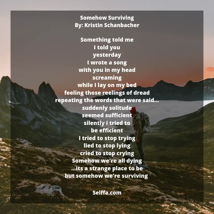 24 Poems About Surviving - SELFFA