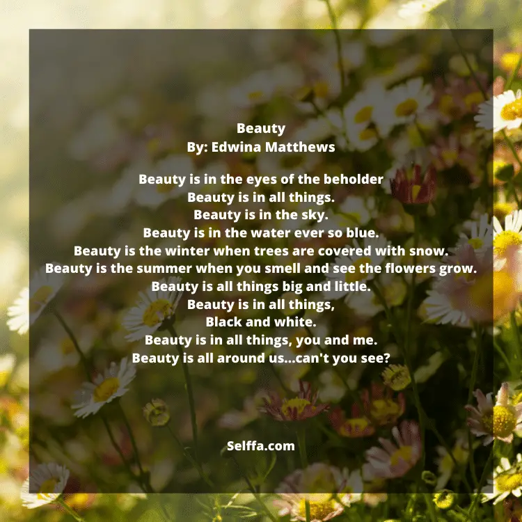 27 Beauty Poems - SELFFA