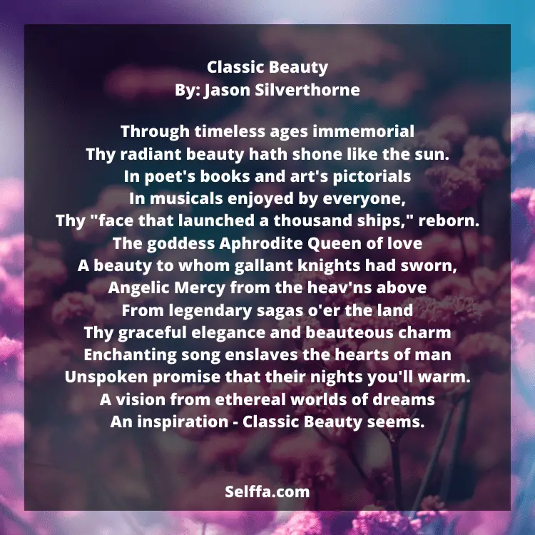 27 Beauty Poems - SELFFA