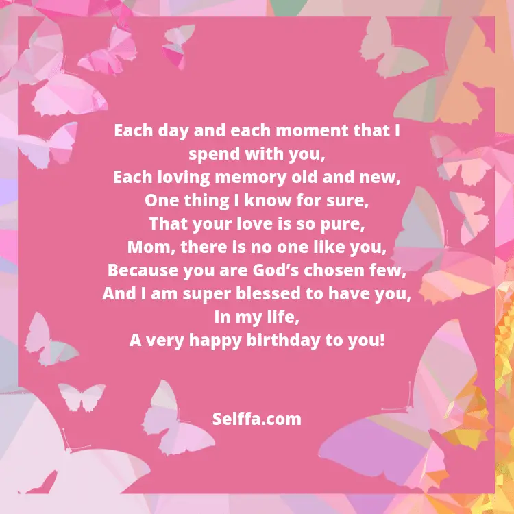 55 Birthday Poems For Moms - Selffa