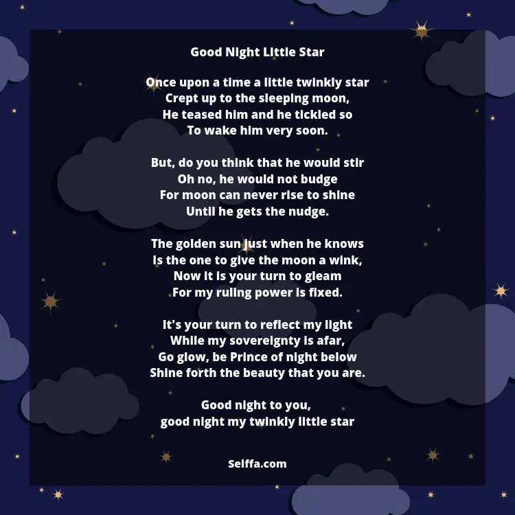 23 Good Night Poems SELFFA.