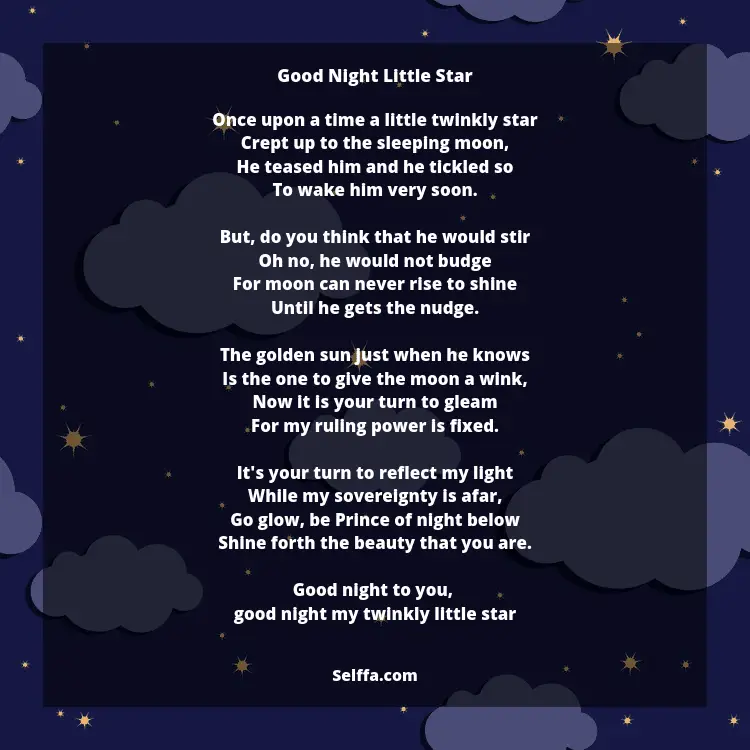 23 Good Night Poems Selffa