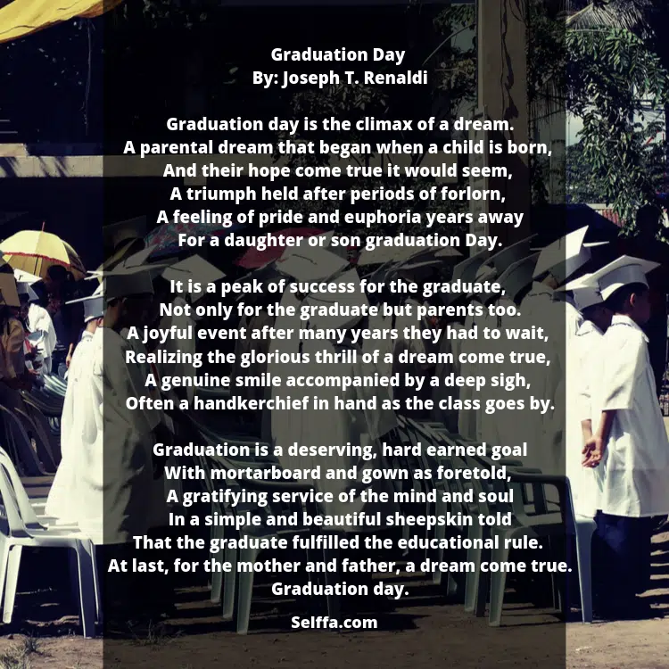 Graduation Poems