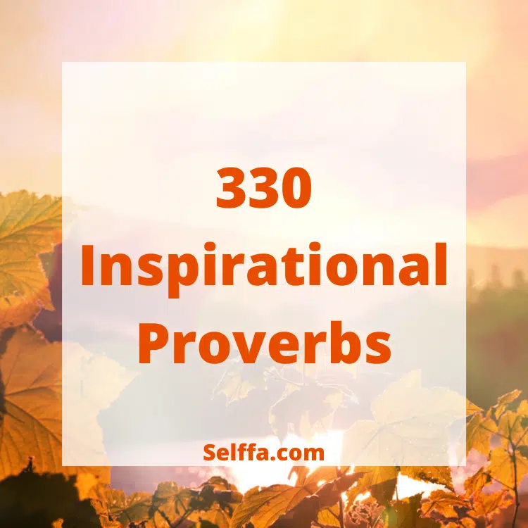 Inspirational Proverbs