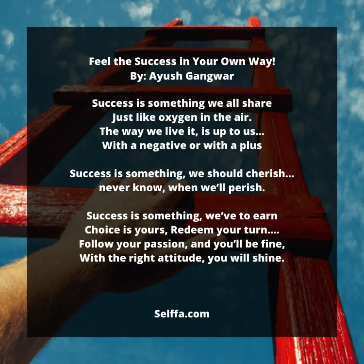 29 Success Poems - SELFFA