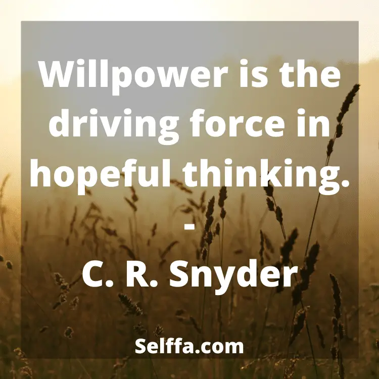 Willpower Quotes