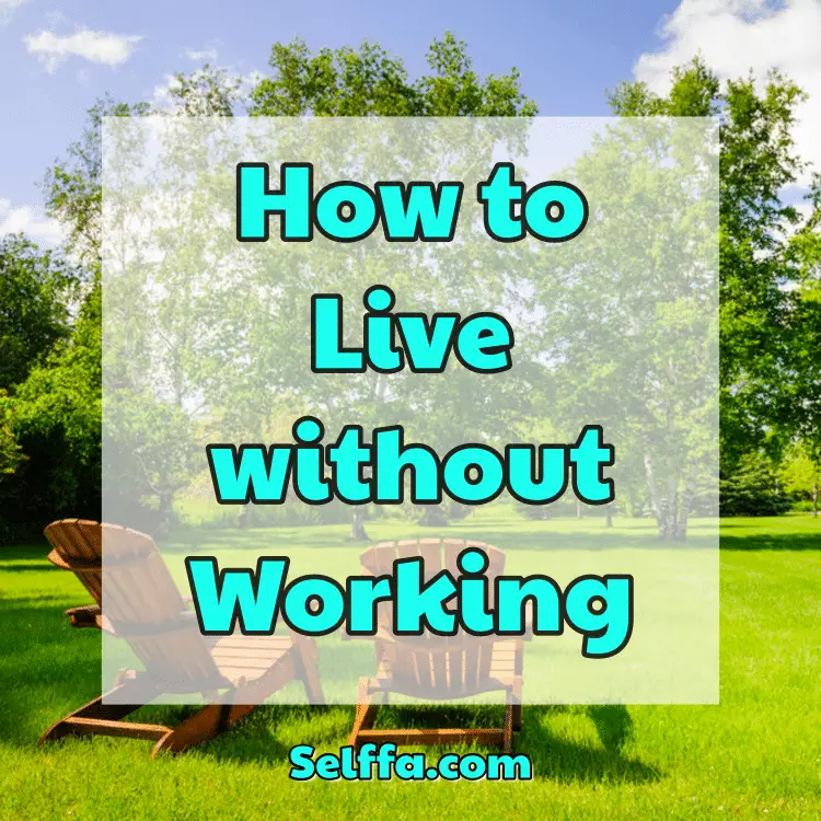 How to Live without Working