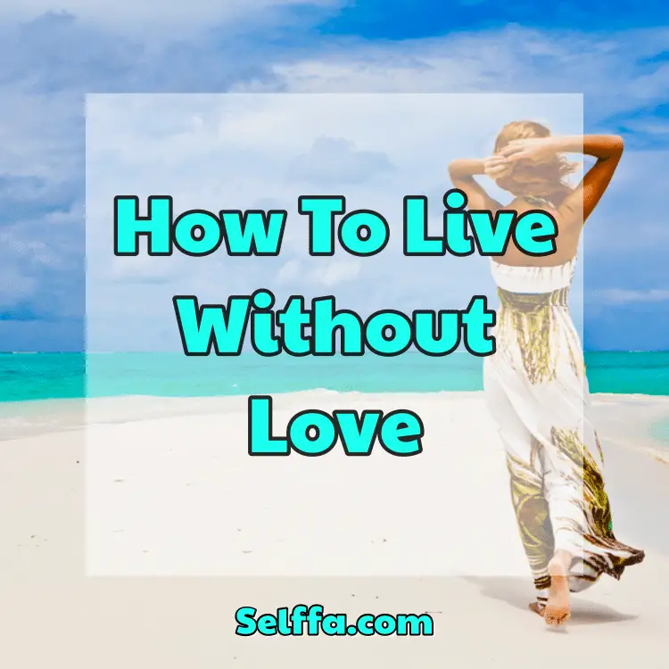 How To Live Without Love