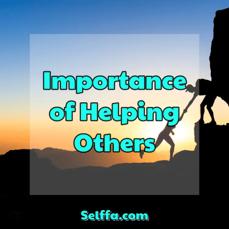 it is our duty to help others in need essay